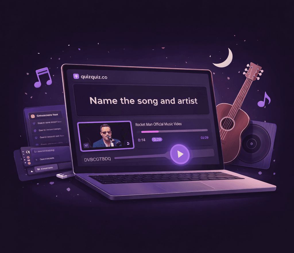 Music round with YouTube integration