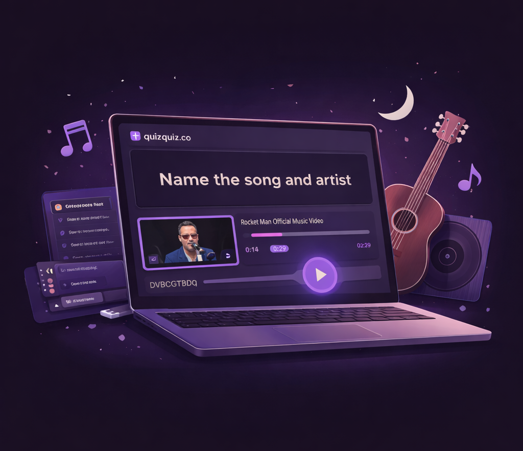 Music round with YouTube integration